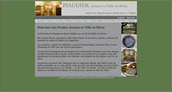 Desktop Screenshot of domainedepiaugier.com